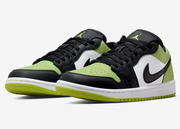 Giày Nike Air Jordan 1 Low 'Snakeskin Vivid Green' DX4446-301 - Hình ảnh 5