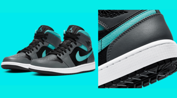 Giày Nike Air Jordan 1 Mid 'Aqua' 554724-063 - Hình ảnh 7