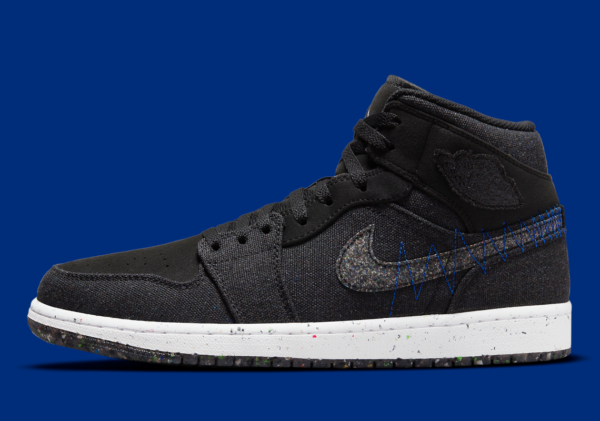 Giày Nike Air Jordan 1 Mid SE GS 'Crater' DM4334-001 - Hình ảnh 3