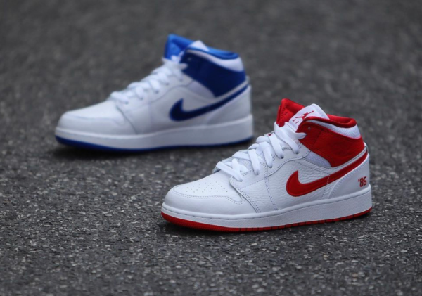 Giày Nike Air Jordan 1 Mid GS '85' DH0200-100 - Hình ảnh 9