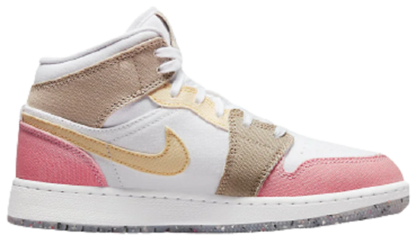 Giày Nike Air Jordan 1 Mid GS 'Pastel Grind' DJ0338-100