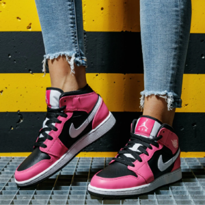 Alternative view of Giày Nike Air Jordan 1 Mid 'Pinksicle' 555112-002