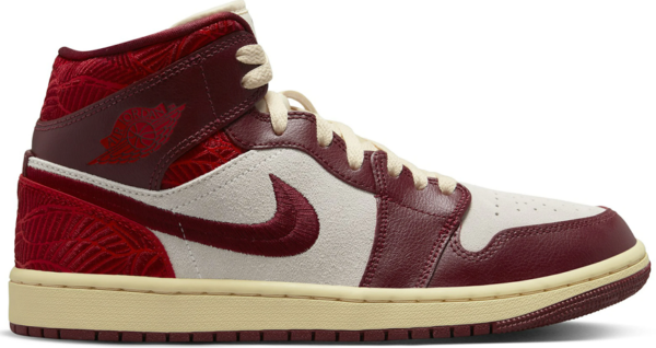 Giày Nike Air Jordan 1 Mid SE 'Tiki Leaf Team Red' DZ2820-601