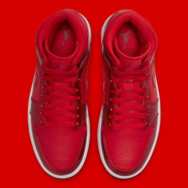 Giày Nike Air Jordan 1 Mid SE 'University Red Pomegranate' DH5894-600 - Hình ảnh 2