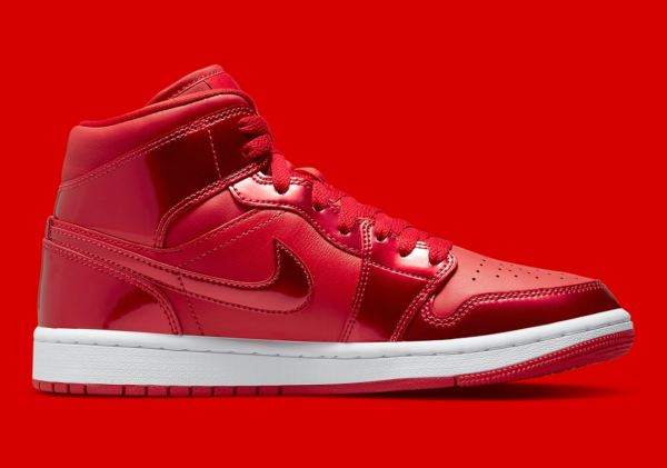 Giày Nike Air Jordan 1 Mid SE 'University Red Pomegranate' DH5894-600 - Hình ảnh 3