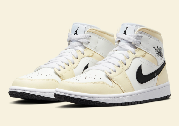 Giày Nike Wmns Air Jordan 1 Mid 'Coconut Milk' BQ6472-121 - Hình ảnh 7