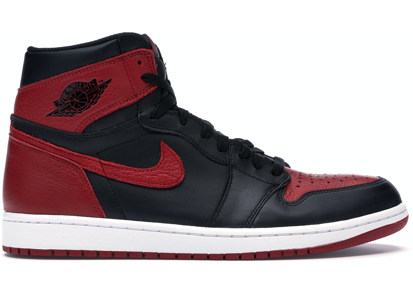 Gi y Nike Air Jordan 1 Retro Bred Banned 2016 555088 001 Authentic 