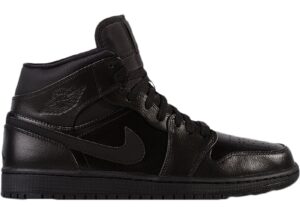 Giày Nike Air Jordan 1 Retro Mid 'Black' 554725-030