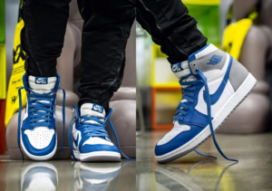 Giay Nike Air Jordan 1 Retro High Og Gs 'True Blue' FD1437-410