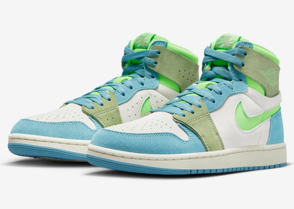 Giày Nike Air Jordan 1 High Zoom Air CMFT 2 'Blue Volt' DV1305-433 - Hình ảnh 2