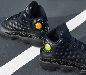 Alternative view of Giày Nike Air Jordan Retro 13 GS 'Gold Glitter' DC9443-007