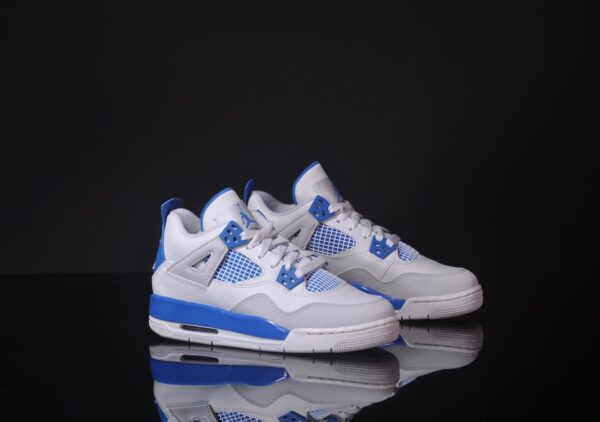 Giày Nike Air Jordan 4 Retro GS 'Military Blue' 2012 408452-105 - Hình ảnh 3