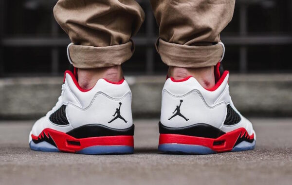 Giày Air Jordan 5 Low 'Fire Red' 2016 819171-101 - Hình ảnh 5