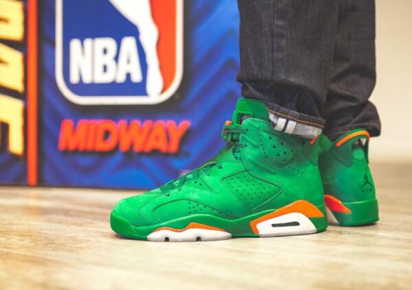 Giày Nike Air Jordan 6 Retro NRG 'Green Suede Gatorade' AJ5986-335 - Hình ảnh 2