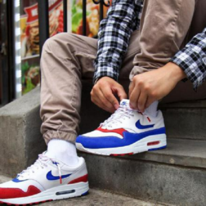 Alternative view of Giày Nike Air Max 1 Premium 'Puerto Rico' CJ1621-100