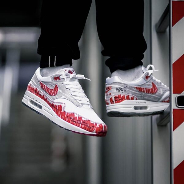 Giày Nike Air Max 1 'Sketch To Shelf White' CJ4286-101 - Hình ảnh 3