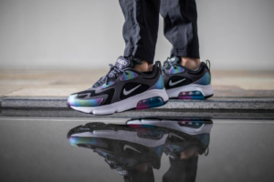 Alternative view of Giày Nike Air Max 200 GS 'Bubble Pack Dark Smoke Grey' CT9632-001