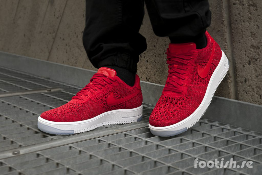 Nike Air Force 1 Ultra Flyknit Low University Red/ White - 817419-600