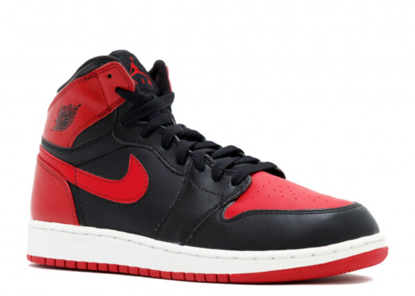 Giày Nike Air Jordan 1 High Retro GS 'Chicago Bulls' 2009 332558-061 - Hình ảnh 3