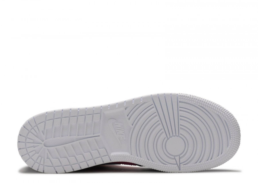 Giày Nike Air Jordan 1 Mid GS 'Fire Pink' 555112-602 - Ảnh 6