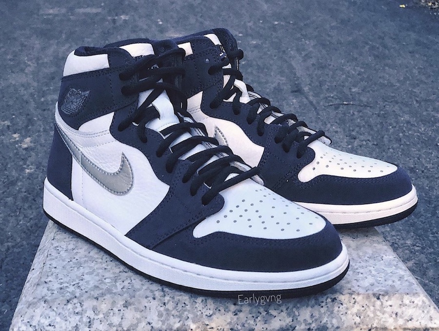 Giày Nike Air Jordan 1 Retro High co.JP 'Midnight Navy' DB5877-100 - Ảnh 5