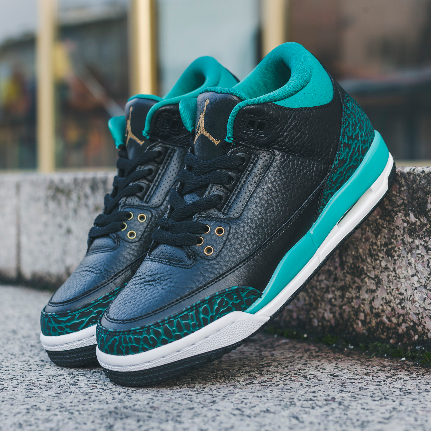 Giày Nike Air Jordan 3 Retro GS 'Rio Teal' 441140-018 - Ảnh 7