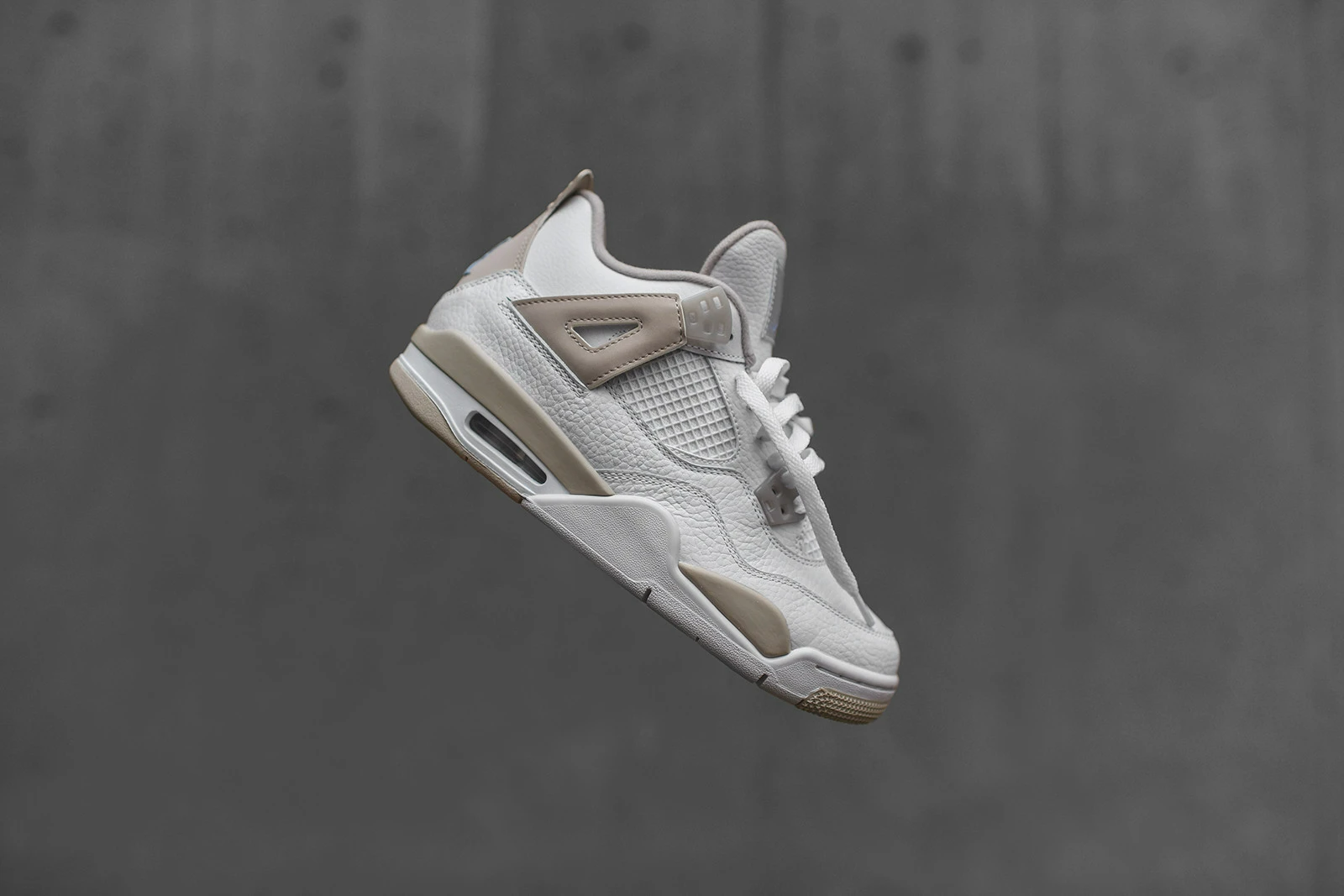 Giày Nike Air Jordan 4 Retro GS 'Linen' 487724-118 - Ảnh 5