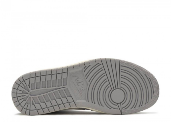Giày Nike Wmns Air Jordan 1 Mid 'Grey Light Bone' CD7240-002 - Hình ảnh 6