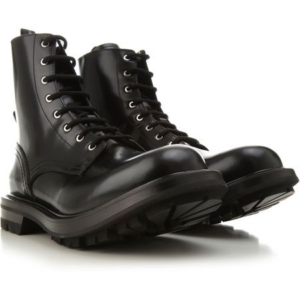 Alternative view of Giày Alexander McQueen Worker Boot Black 651621-WHZ80-1000