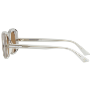 Alternative view of Kính Alexander McQueen Brown Square 'Grey' MQ0274S-004-58