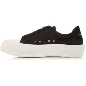 Alternative view of Giày Alexander McQueen Deck Plimsoll Low 'Black White' 654594-W4MV7-1070