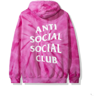 Alternative view of Áo Anti Social Social Club Laguna Hoodie FW19 Pink Tie Dye ASSC-LAHPTD