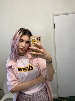 Alternative view of Áo Drew House Secert SS Pink Tee