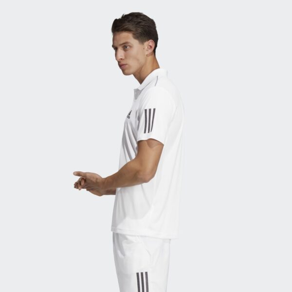 Áo Adidas 3 Stripes Club Polo Shirt White DU0849 - Hình ảnh 4