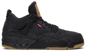 Giày Nike Levi's x Air Jordan 4 Retro 'Black Denim' AO2571-001