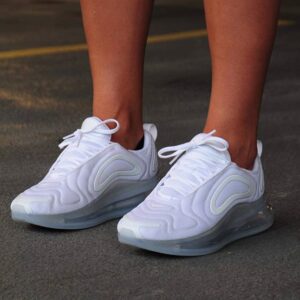 Alternative view of Giày Nike Air Max 720 GS 'Triple White' AQ3196-100
