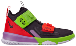 Giày Nike LeBron Soldier 13 GS 'Thunder Grey Crimson Green' AR7585-002