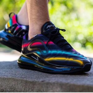 Alternative view of Giày Nike Wmns Air Max 720 'Black Multi' AR9293-023