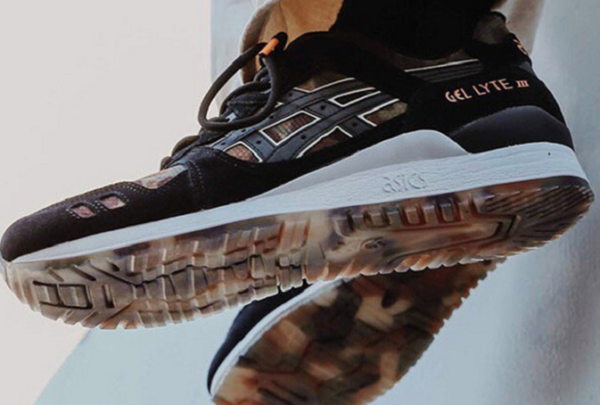 Giày Asics Atmos x Gel Lyte 3 'NEXKIN Black Orange Camo' 1191A339-001 - Hình ảnh 6