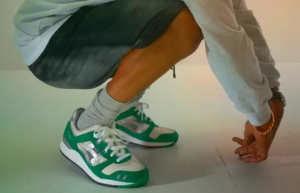 Giay Asics x Awake NY Gel-Lyte III 'Green Tambourine' 1201A568-100