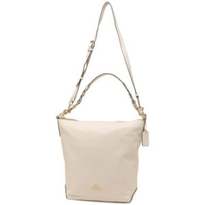 Alternative view of Túi Coach Abbey Duffel Shoulder Bag Chalk White F31507 IMCHK