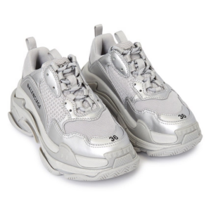 Giay Balenciaga Triple S Trainer Sneakers 'Silver' 524039-W2FS2-8100