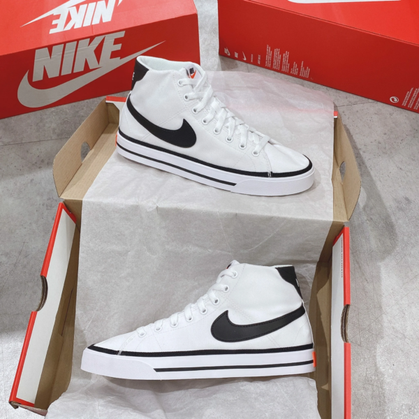 Giày Nike Court Legacy Canvas Mid White DD0162-100 - Hình ảnh 8