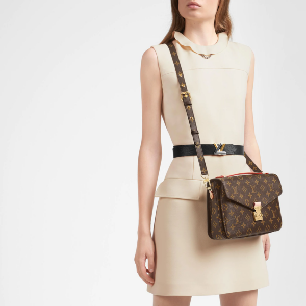 Túi Louis Vuitton Pochette Metis Monogram Brown Handbag M44875 - Hình ảnh 2