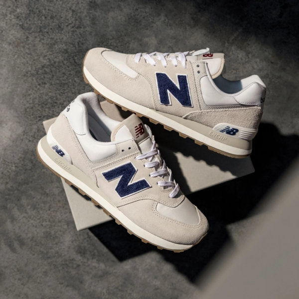 Giày New Balance 574 Running 'Beige Navy' ML574SCD - Hình ảnh 5