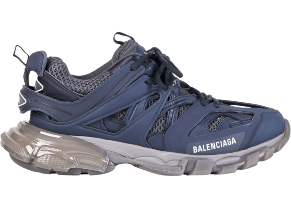 Giày Balenciaga Track Clear Sole Navy Grey 647742W3BM21213