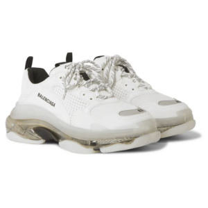 Alternative view of Giày Balenciaga Triple S Sneaker Clear Sole White Grey 541624 W2GS1 9012