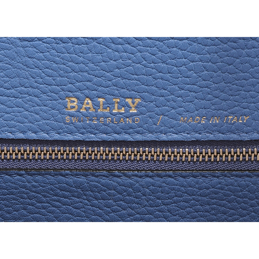 Túi Bally B Turnlock Leather 'Blue' 6222058