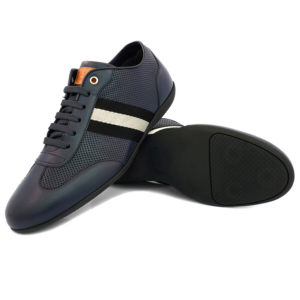 Alternative view of Giày Bally Harlam Leather Perforated 'Ink' 6222351