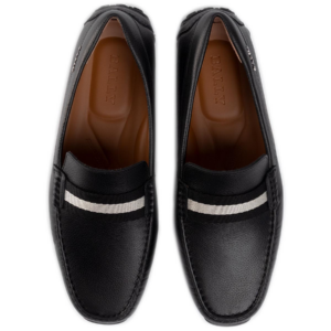 Giay Bally Moccasins Pearce 300 'Black White' 6206925